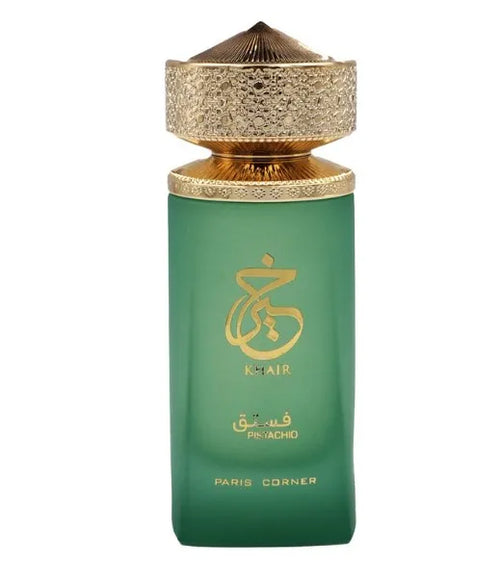 100% original khair pistachio de paris corner arabic perfume 100 ml – unisex oriental fragrance of luxury and freshness
