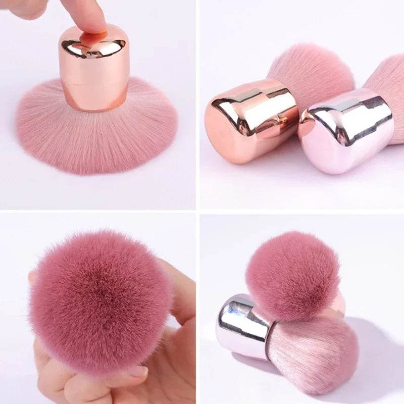 1PCS Professionals Nails Art Mushroom Brush Round Paint Gel Dust Cleaning Make Up Brush Manicure Accessories equipment Tools